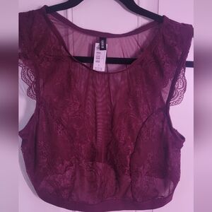 Torrid Wine Lace Bralette